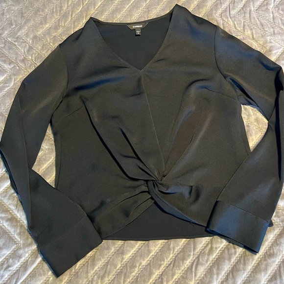 EXPRESS | Knotted Blouse - Picture 1 of 4